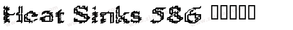 Heat Sinks 586字体转换